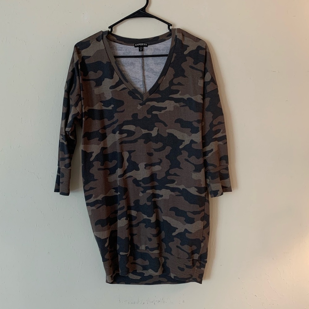 Express Camo Sweater